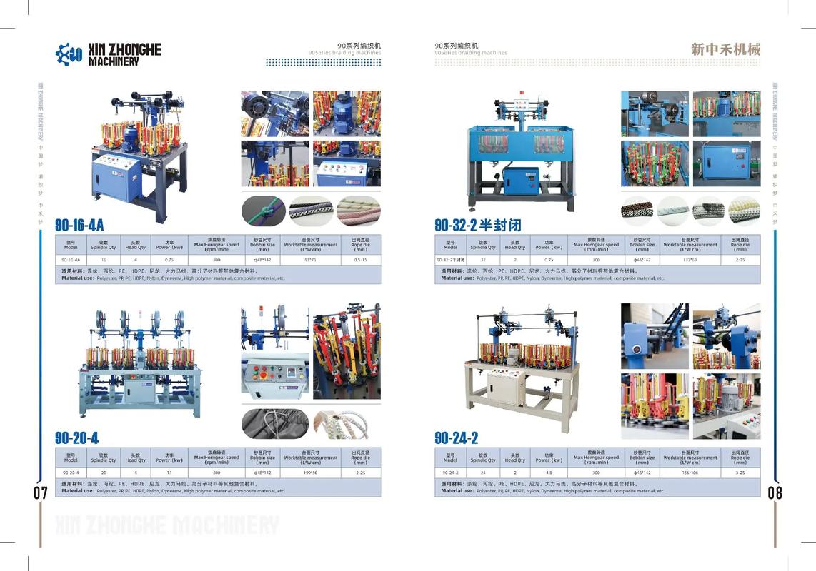 新中禾機(jī)械企業(yè)發(fā)布新一代編織機(jī)產(chǎn)品宣傳畫冊(cè)